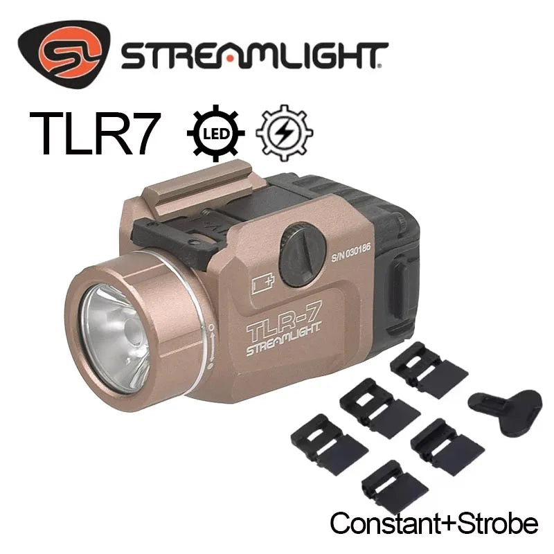 Streamlight TLR Strobe Weapons Scout Light TLR-1 HL TLR2 TLR6 TLR7 TLR 7X TLR8 Hunting Spotlight Gun Torch Airsoft Pistol  20mm