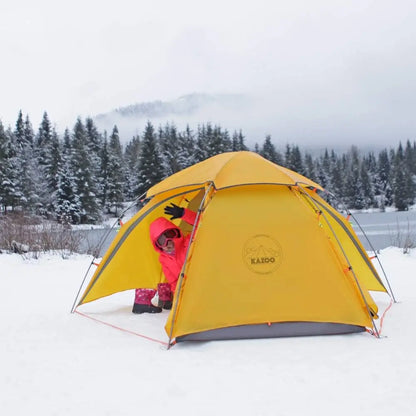 Ultralight Waterproof Backpacking Tent for 1-2 People, Aluminum Frame Double Layer Hiking Camping Shelter