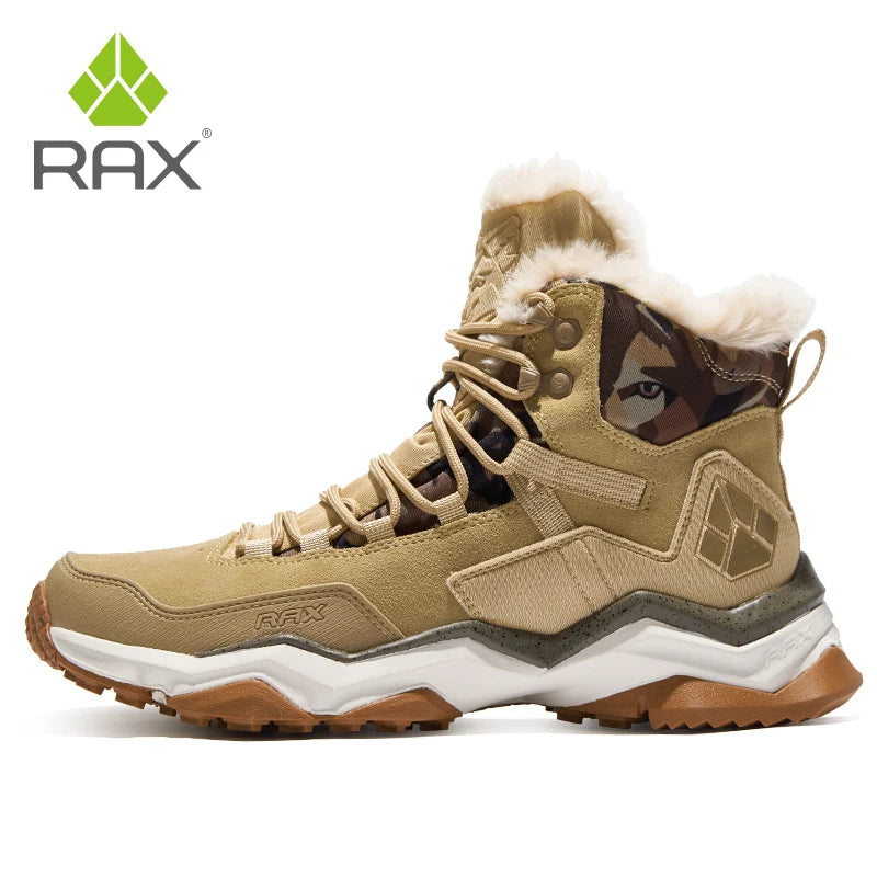 Men Hiking Shoes Mid-top Waterproof Outdoor Sneaker Men Leather Trekking Boots Trail Camping Climbing Hunting Sneakers Women