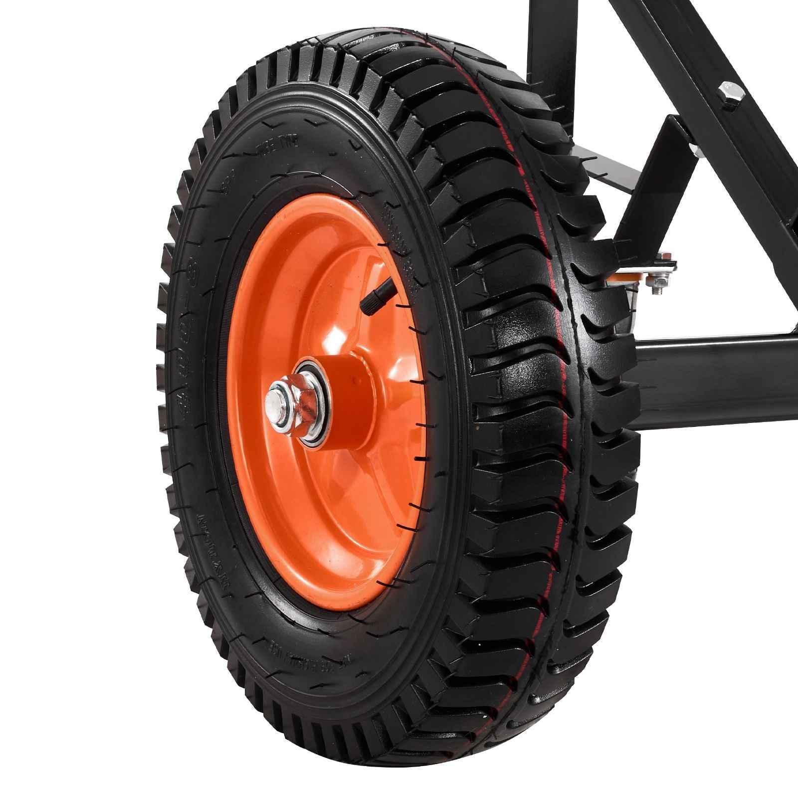 Heavy-Duty Trailer Dolly, 1200lbs Tongue Weight Capacity, Carbon Steel Trailer Mover with 2 inch Ball, 15.2 inch Pneumatic Tires, Portable Tow Dolly for Moving RV Trailer