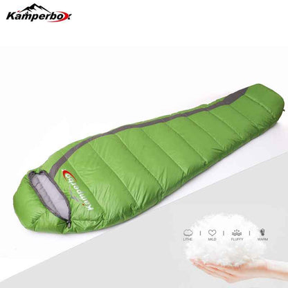 Kamperbox Winter Down Sleeping Bag Camping Equipment Lightweight Sleeping Bag